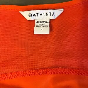 Athleta Vibrant Orange Performance jumper